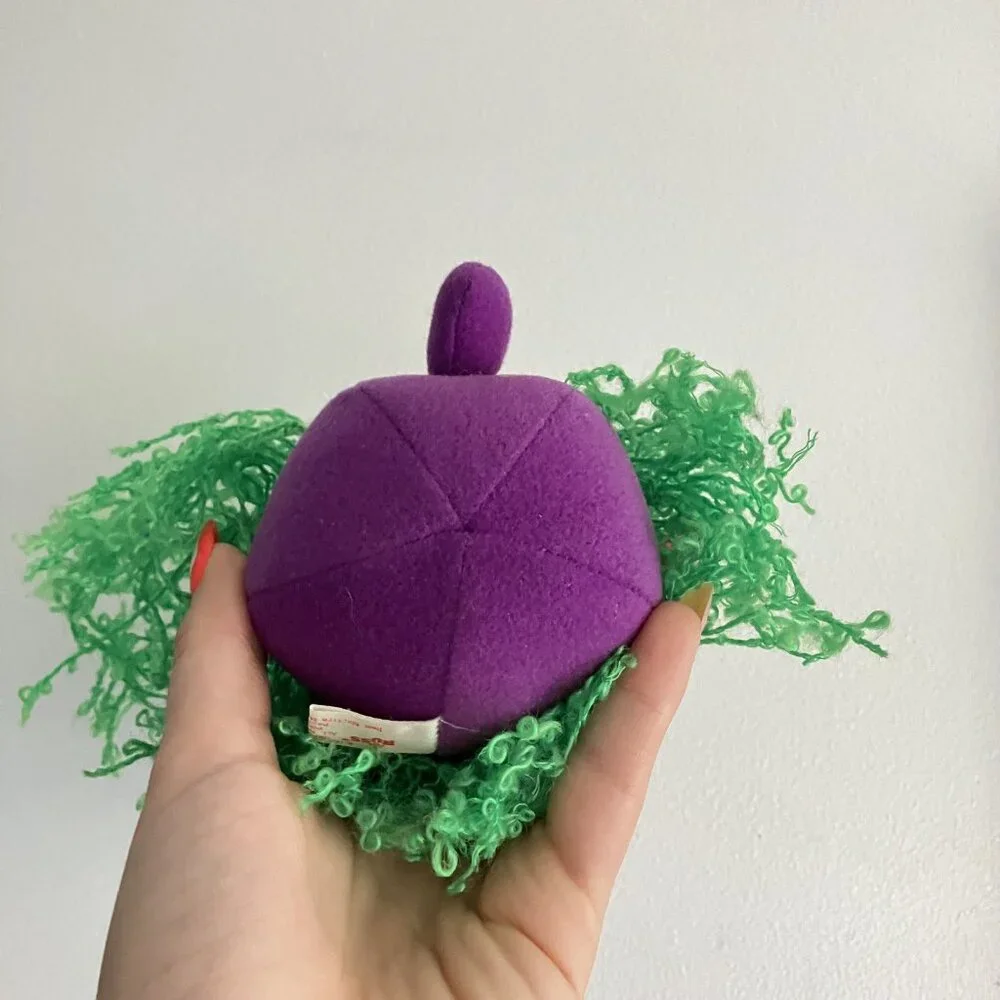 Vintage 1980s‎ Russ Bouncing Boo Buddies Halloween Plush Purple Witch Hanging